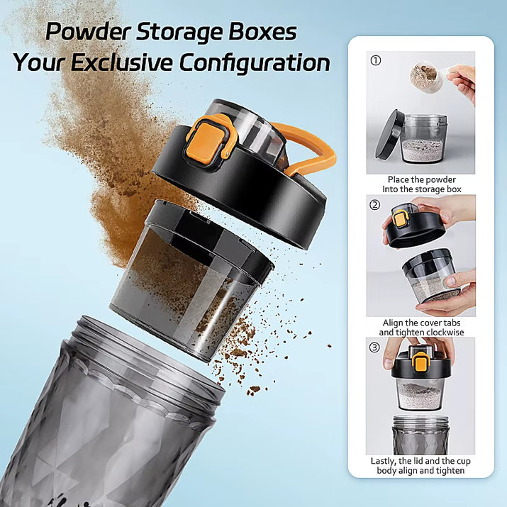 650Ml Electric Protein Powder Mixing Cup Automatic Shaker Bottle Mixer Shake Bottle Milk Coffee Blender Kettle Fro Gym Outdoor